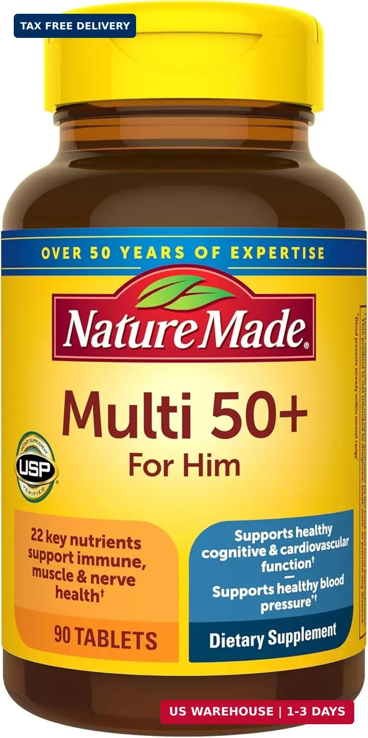 Nature Made Multivitamin for Men Over 50, Mens Multivitamins 50 Plus