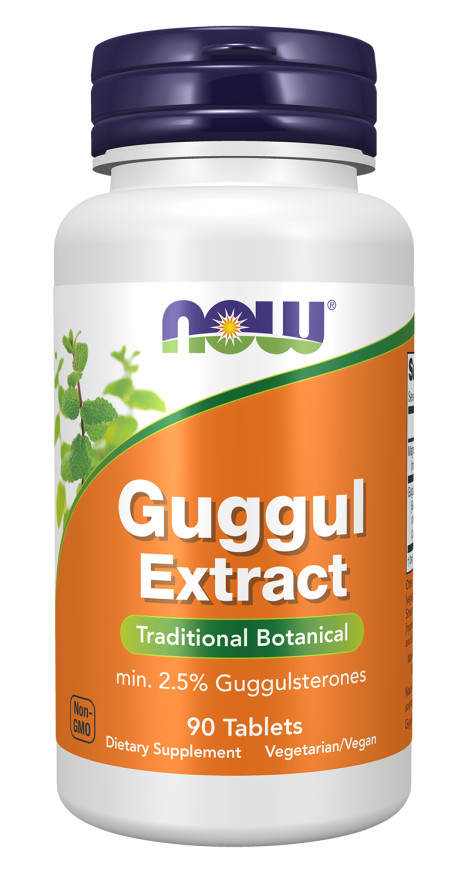 NOW Foods Guggul Standardized Extract 1000mg 90 Tabs 10/27EXP