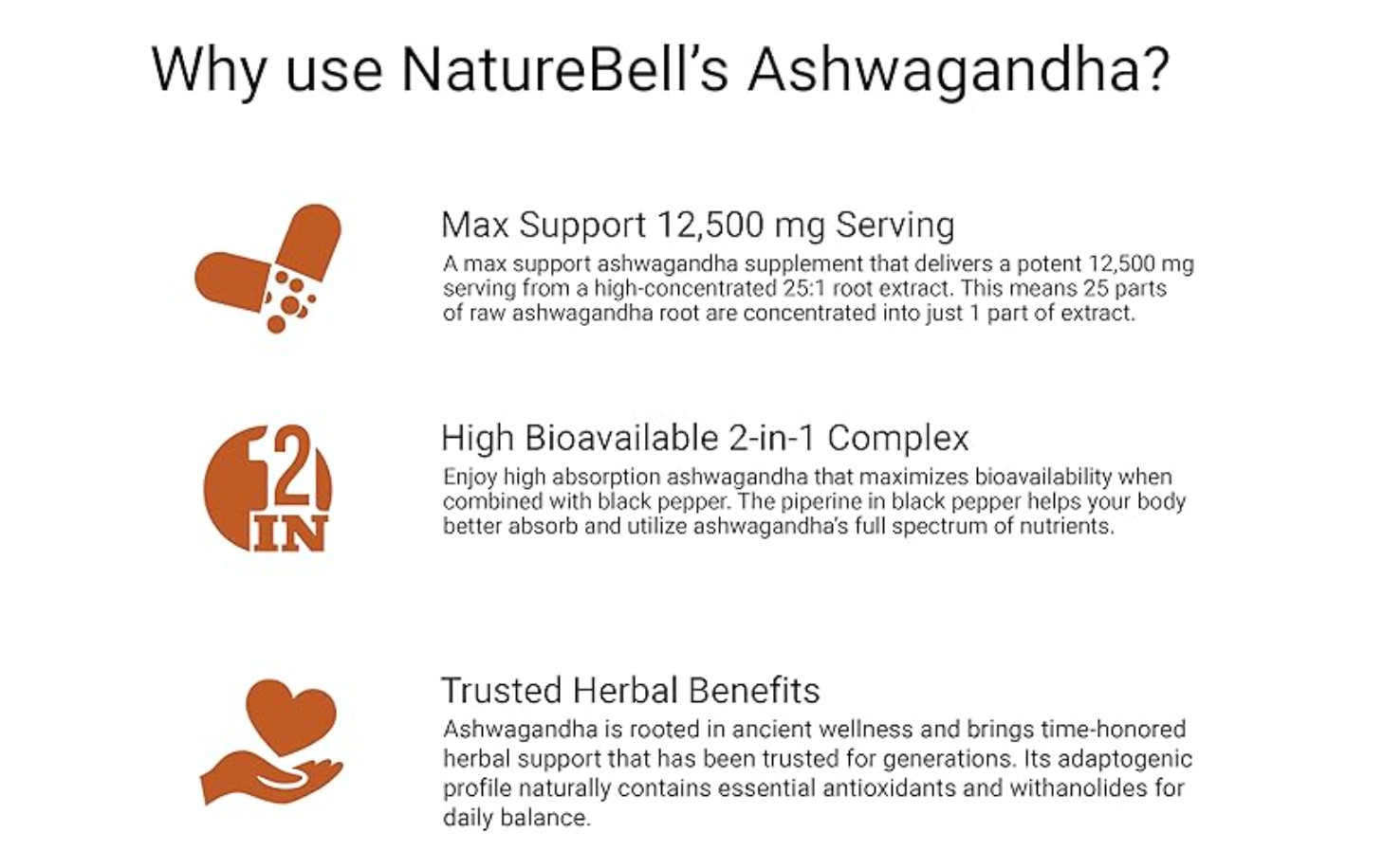 Ashwagandha Capsules 240 Organic Ashwagandha Root Powder Extract of Black Pepper