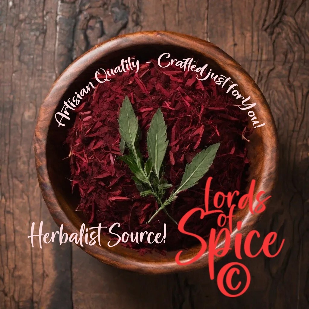 Hibiscus Flower Tea (Hibiscus sabdariffa) Grown in USA Free Shipping