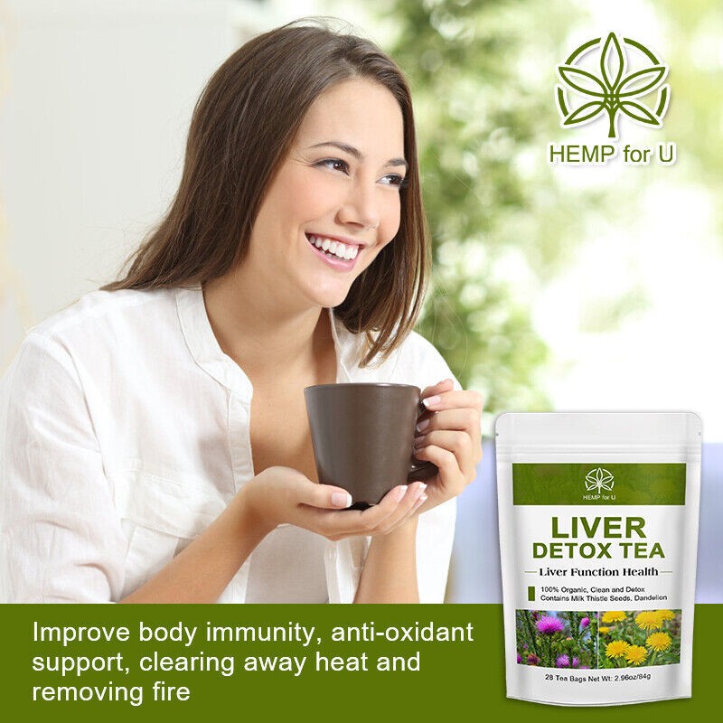 Liver,Kidney and Pancrea Herbal Compound Detox & Cleanse Herbal Tea 42 Bags