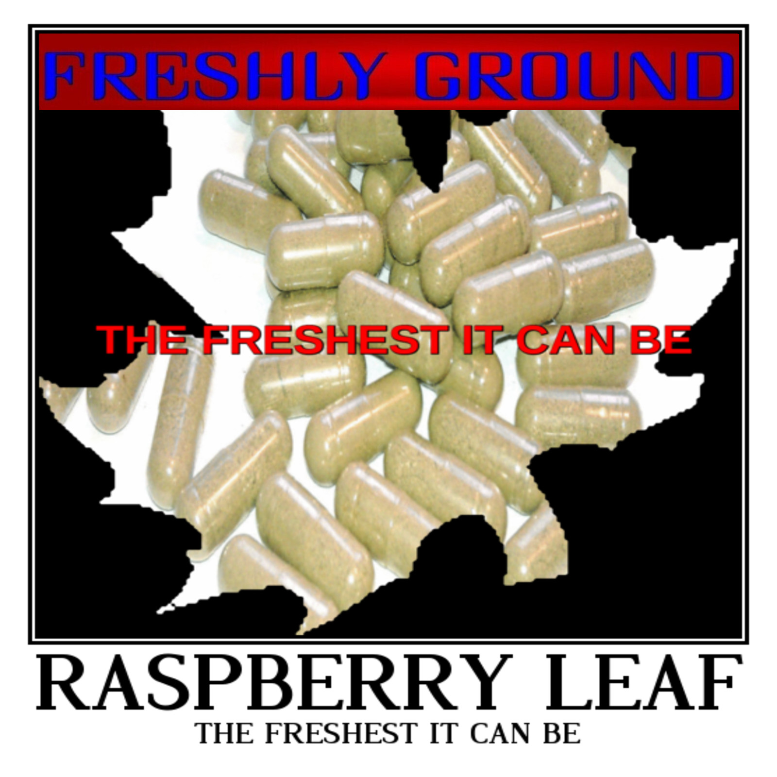 RASPBERRY LEAF Fresh Ground The Freshest It Can Be 100 Vegetarian Capsules