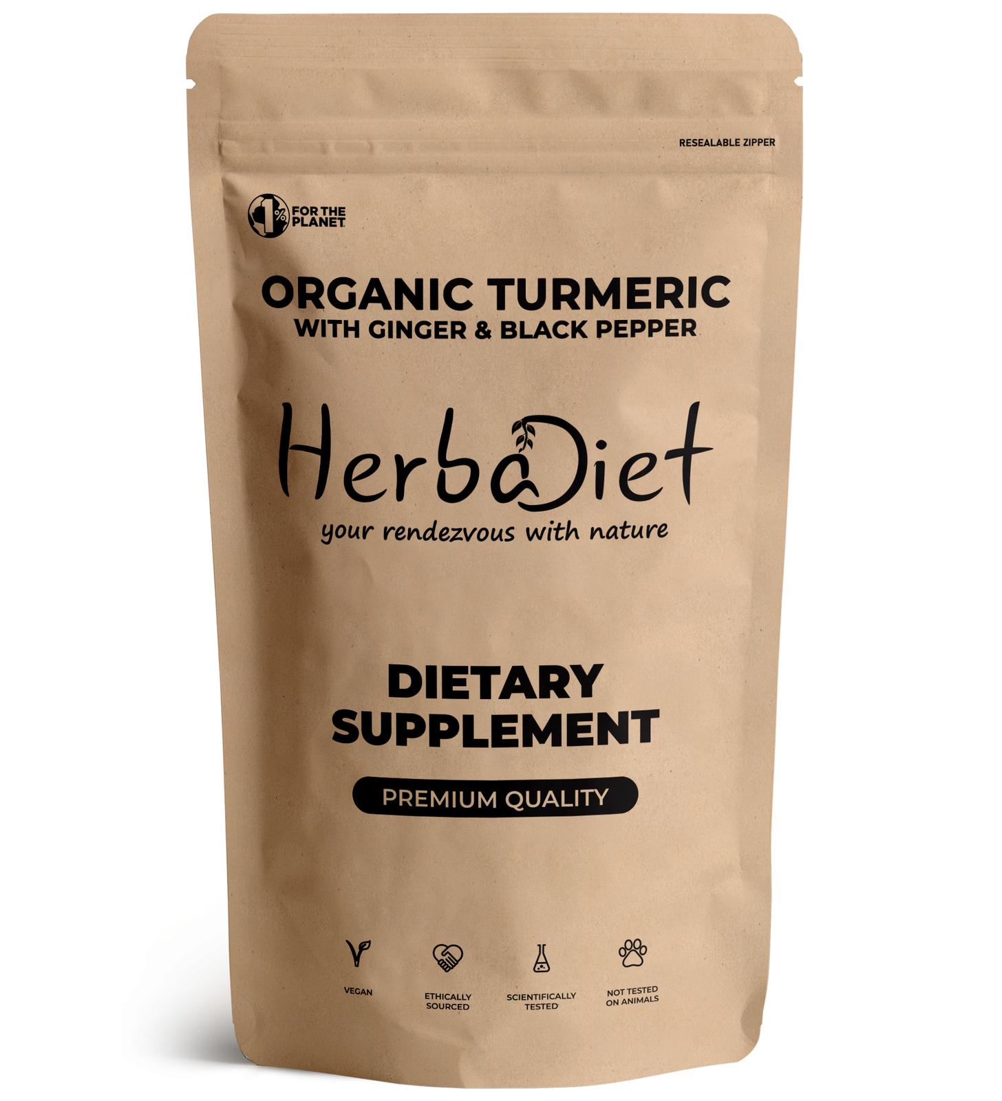 Organic Turmeric Curcumin Ginger Black Pepper Powder STRONG Anti-Inflammatory