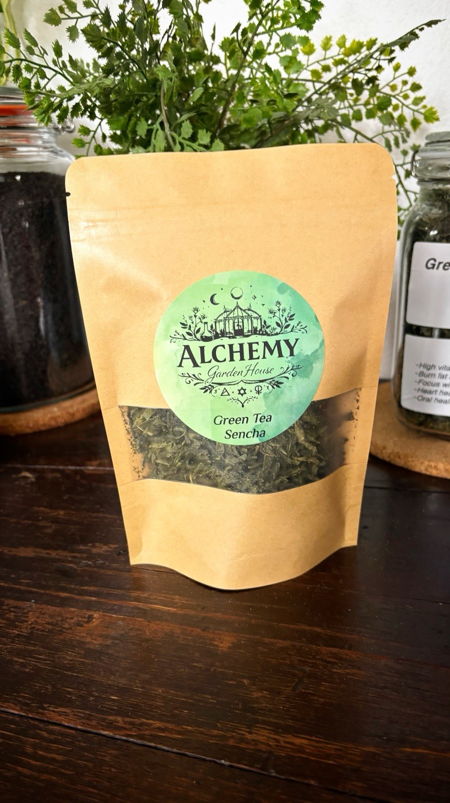 Organic Green Tea Camellia Sinensis 2oz.