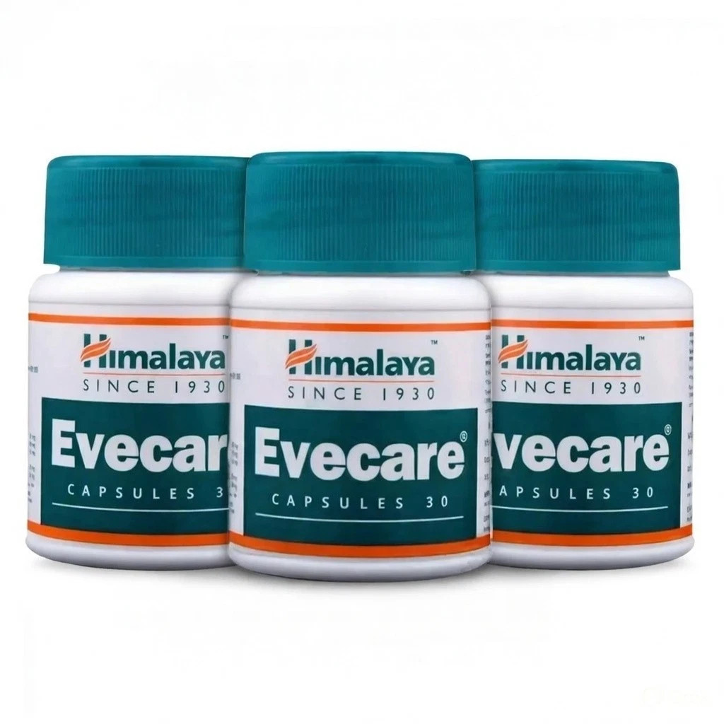 3 x Himalaya Evecare Capsules – Women’s Health Support + Free Ship