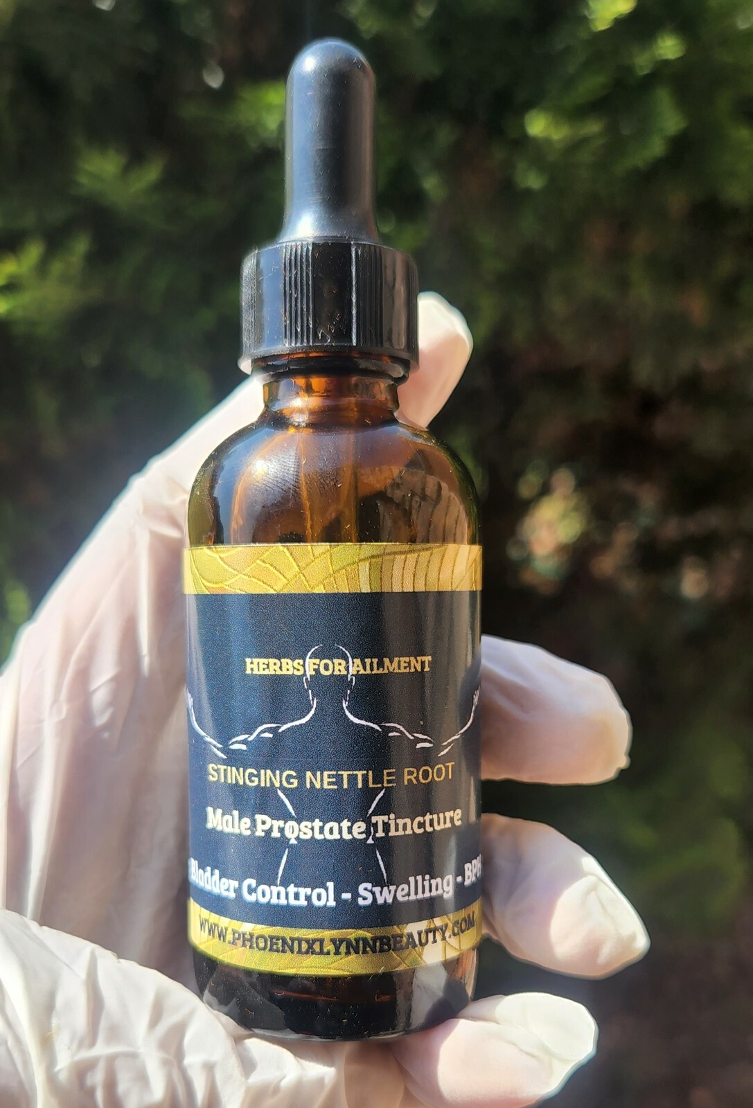 Male Prostate Health Liquid Tincture-DHT Blocker- Bladder Control-BPH 2 oz.