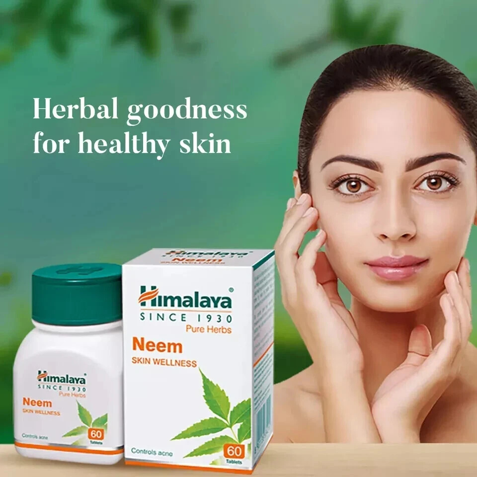 🌿 Himalaya Neem Tablets – Pack of 10 (60 Tablets Each) | Expiry 03/2028 🌱