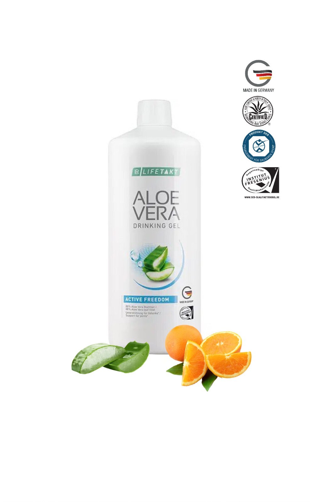 LR Lifetakt Aloe Vera Drinking Gel Active Freedom- 1000 ml./33.3 fl.oz