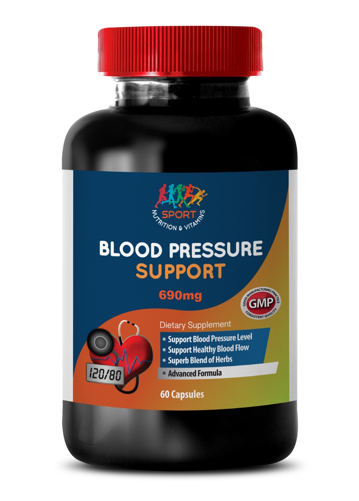 blood pressure longevity – BLOOD PRESSURE SUPPORT 690MG 1B – garlic vitamins