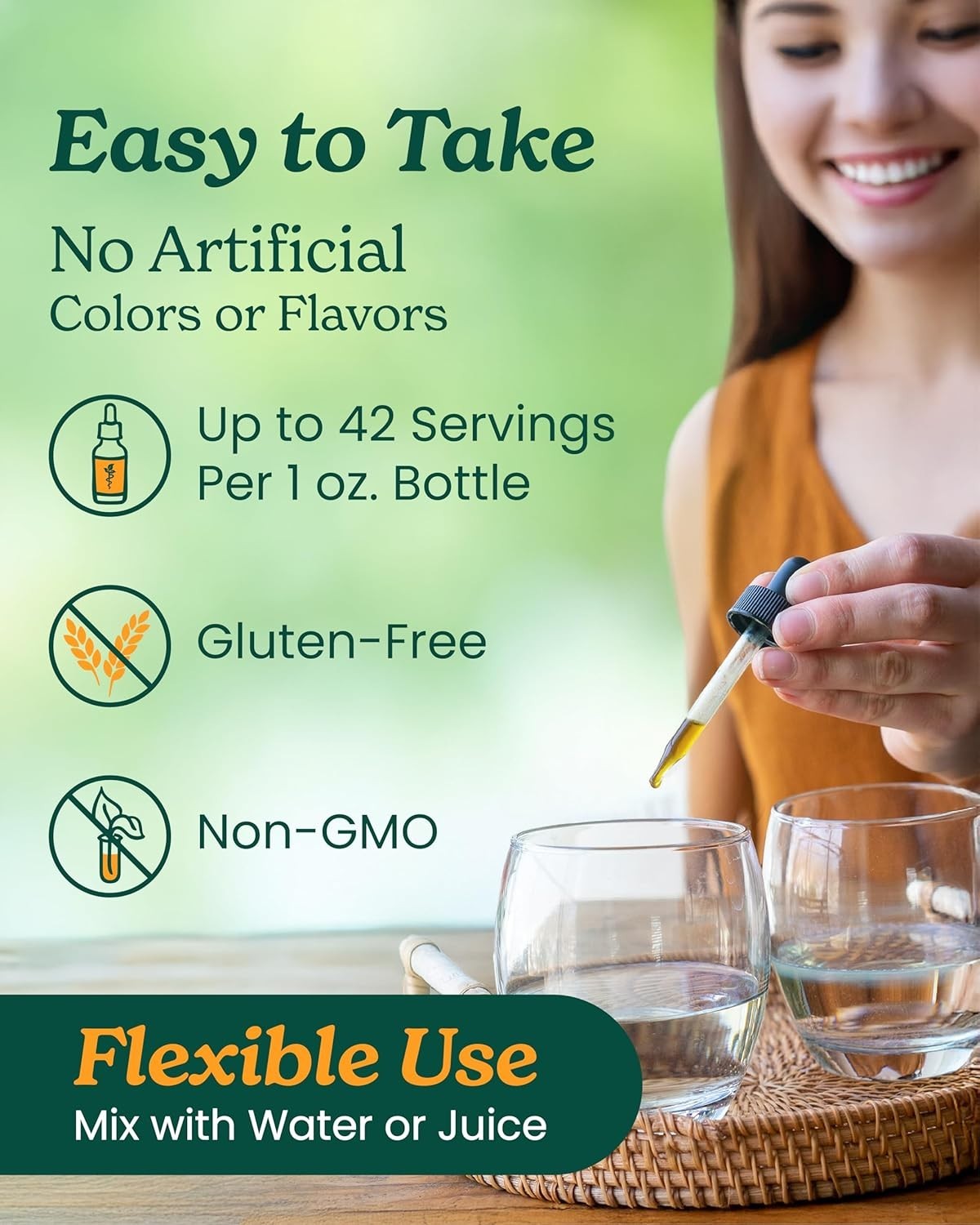 1 Fl Oz Certified Organic Dandelion Extract – Detoxifying Alcohol-Free Glycerite
