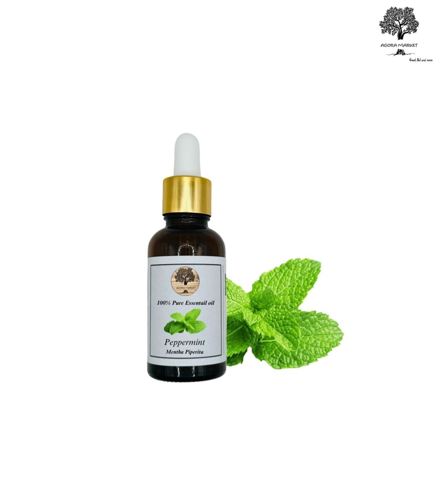 100% Greek Pure Peppermint Oil Therapeutic Grade 30ml (1 foz) – Mentha Piperita