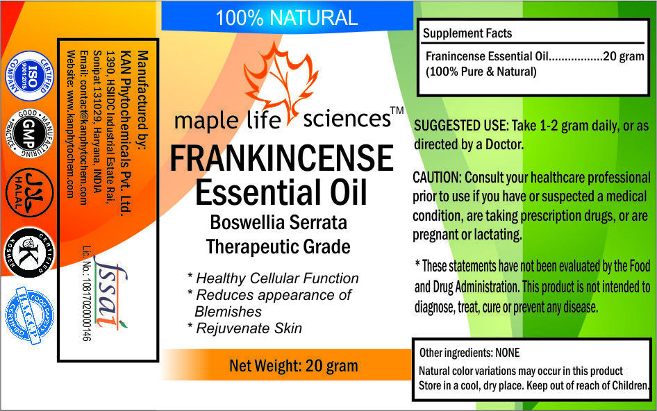 Frankincense Essential Oil 100% Pure & Natural Therapeutic Grade Oil