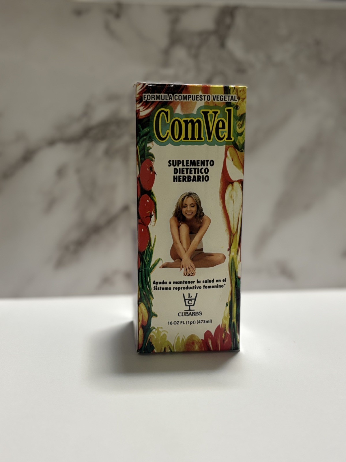 Comvel Herbal Dietary Supplement Helps Support Female Reproductive 16 Fl Oz