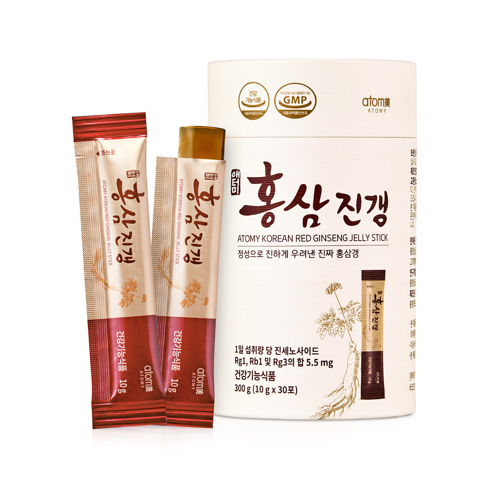 Atomy Korean Red Ginseng Jelly Stick Rg1 Rb1 Rg3 5.5mg 10g x 30