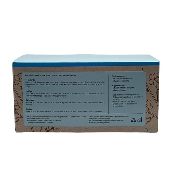 Palo Azul te (té de madera de riñón) 25 bolsitas de té, vegano, 100% natural, he