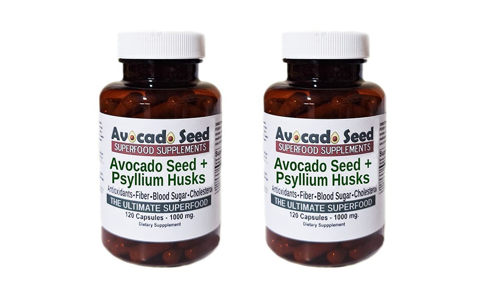 240 Avocado Seed & Psyllium Husk Fiber Capsules – Bowel Gut Health & Antioxidant