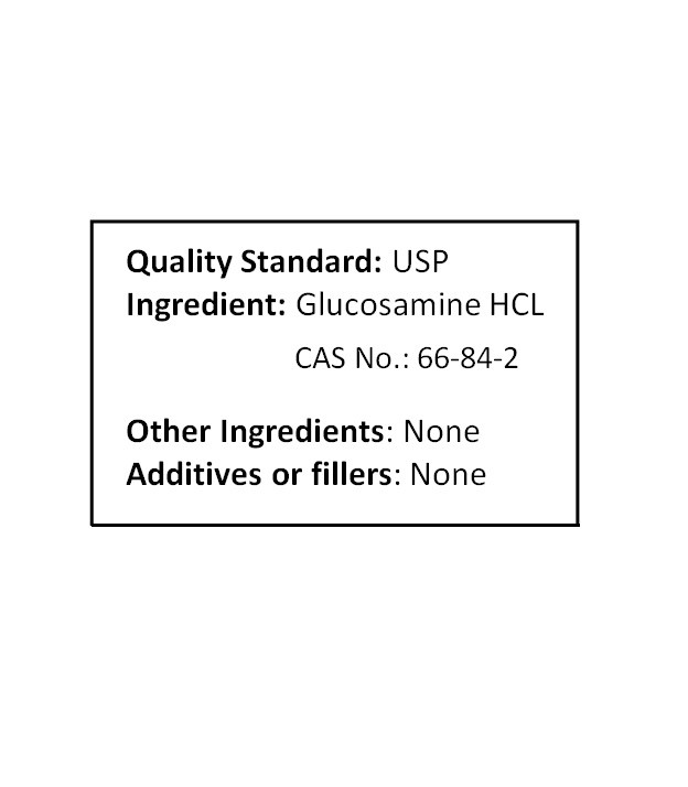NuSci Glucosamine HCl Pure Powder 250g (8.8oz) Joint Health