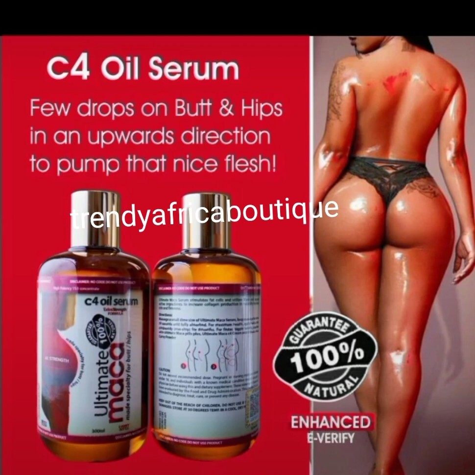 Ultimate Maca C4 oil/serum. X 1 bottle. natural sexy curves 💯 satisfaction!