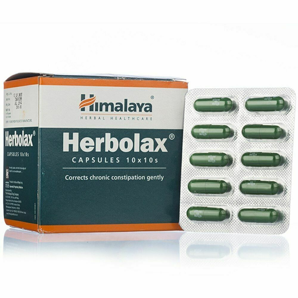 Herbolax Himalaya Exp.2026 OFFICIAL 2 BOX USA 200 Capsules CONSTIPATION Care
