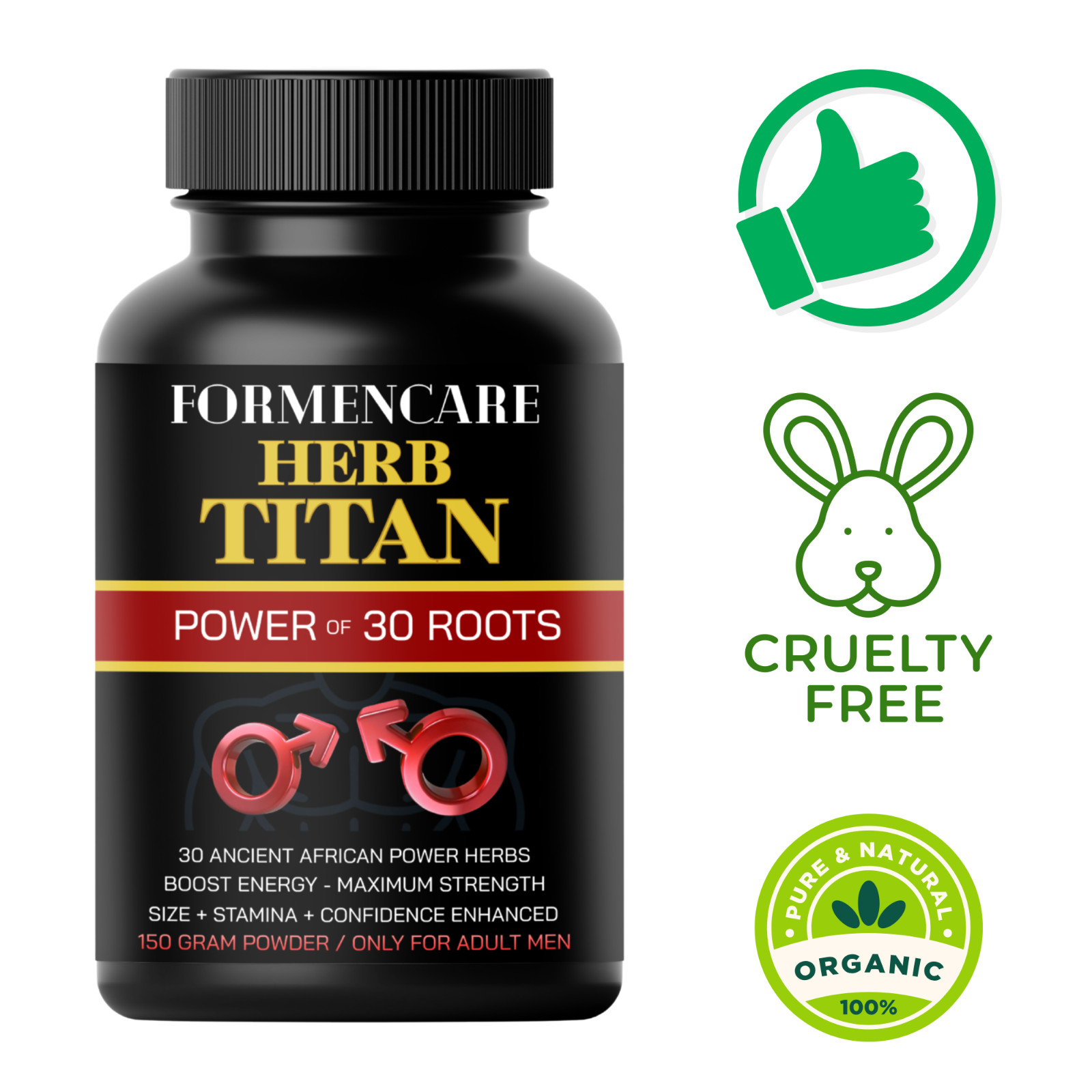 Erect-Man Extreme Potency Male Enhancement African Herbs 150 Grams