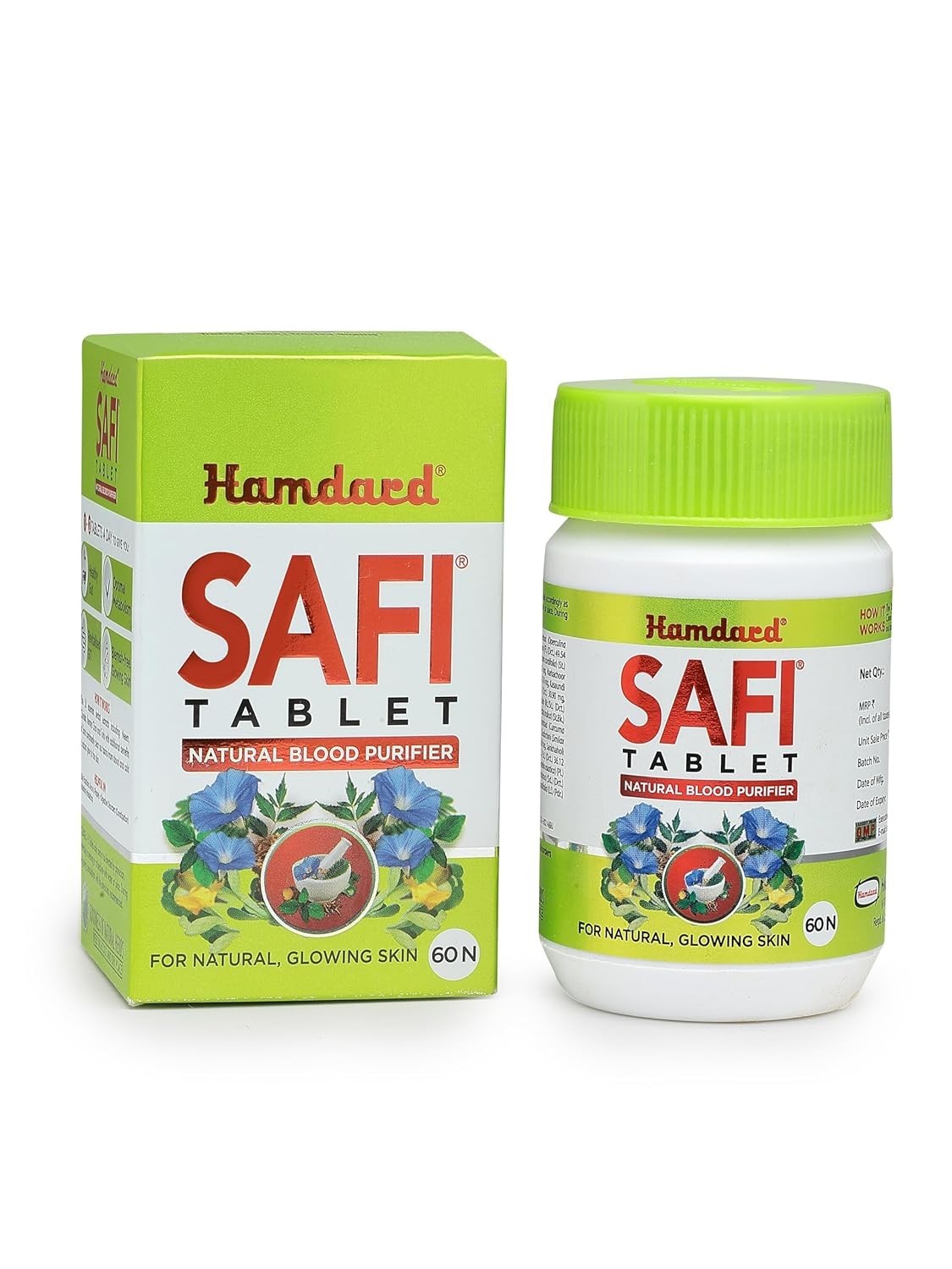 Hamdarrd Safi Tablet for Healthy & Glowing Skin | Natural Blood Purifier- 60 Tab
