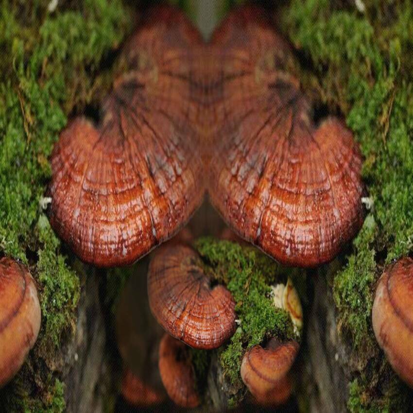 REISHI RED MUSHROOM Ganoderma Lucidum Health Benefits 100 Vegetarian Capsule
