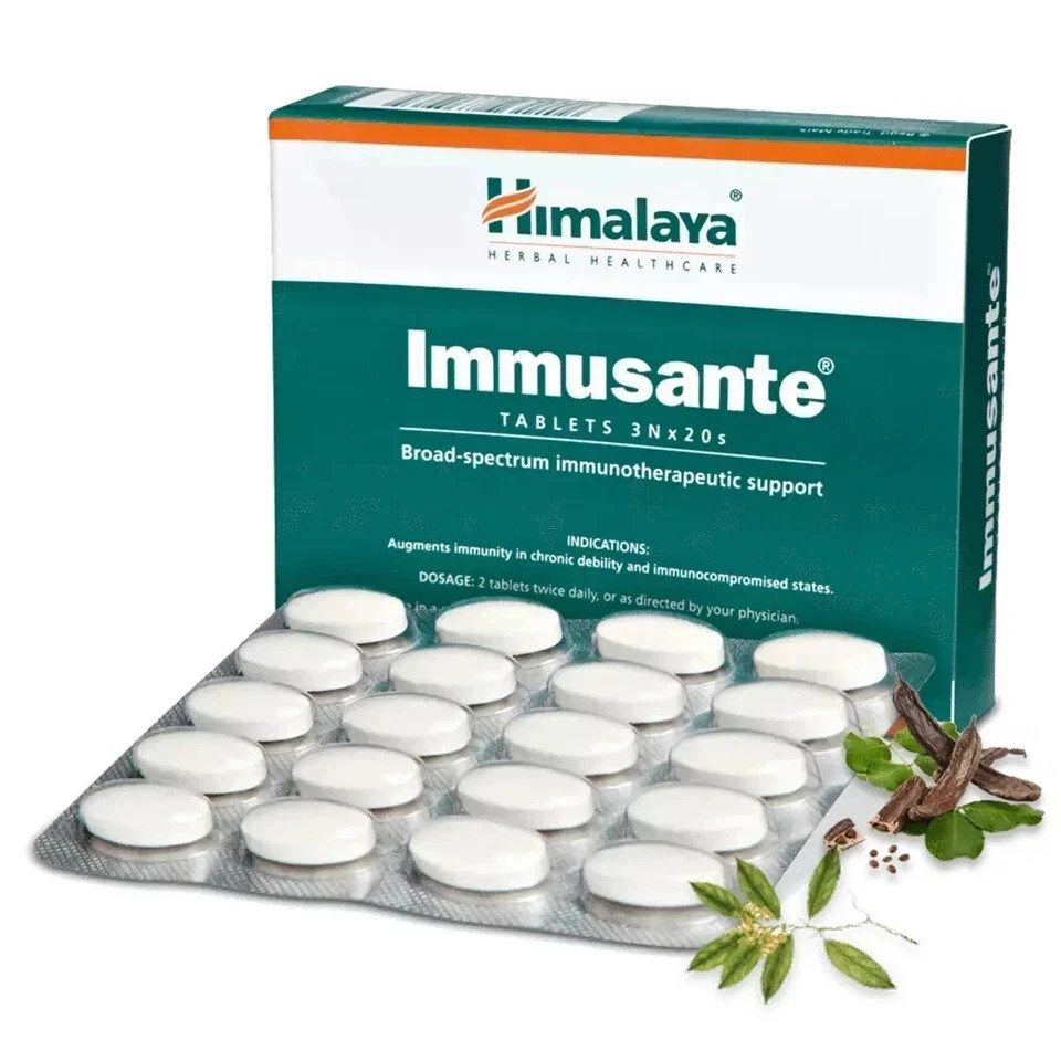Himalaya ImmuSante Tablets Ayurvedic Herbal Wellness Supplement 60 Tabs x 10