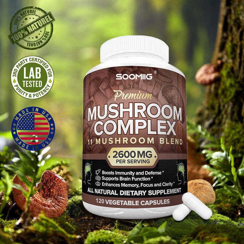 11 Mushroom Complex – Supports Attention And Concentration, Cognitive Function