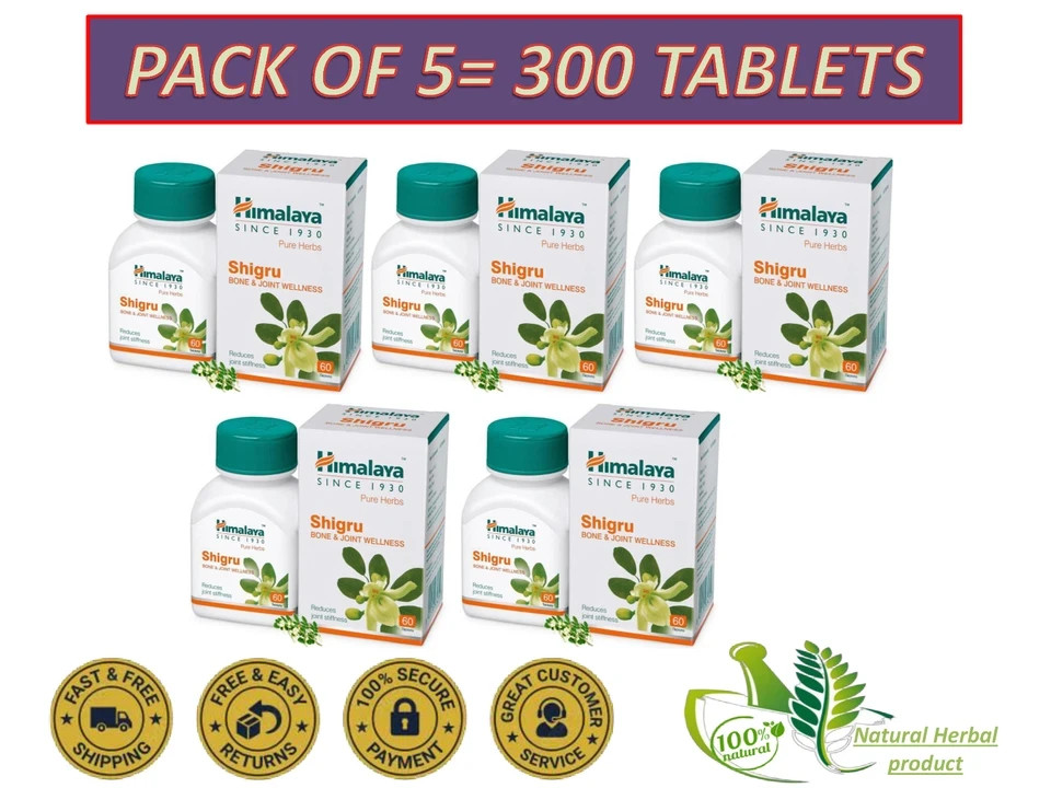 (300 Tabs) Shigru bone&joint wellness-reduce joint stiffness pain killer Exp2027