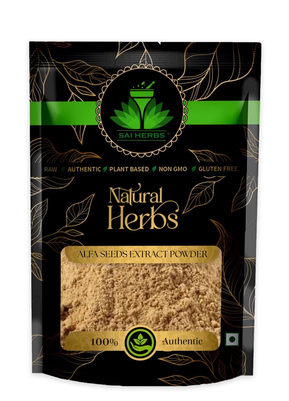 SAI HERBS Alfa Seeds Extract Powder – Alfalfa Seeds Extract Powder