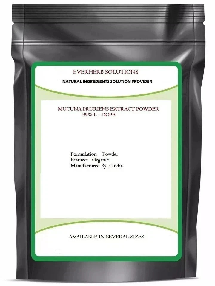 Mucuna Pruriens Extract Powder 99%, High quality Free Ship