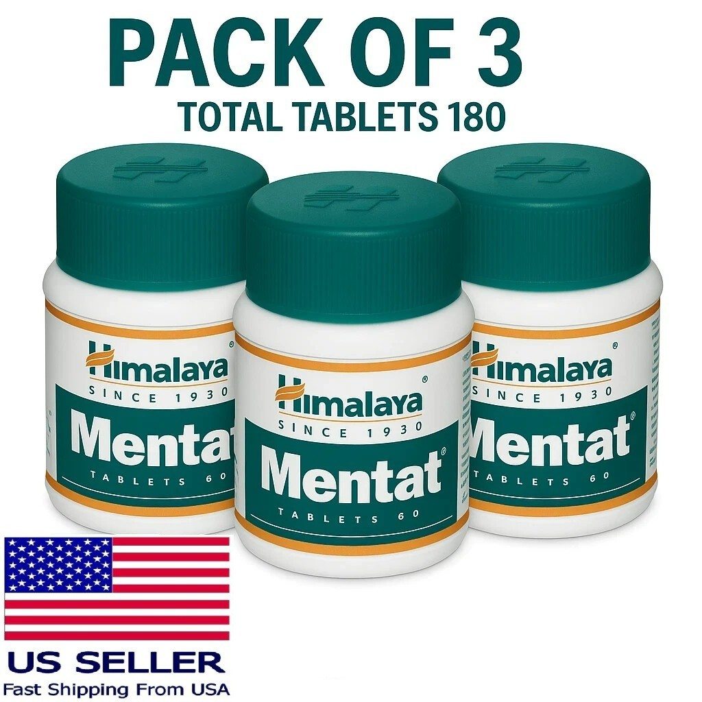Mentat Himalaya 60 Tablets USA Seller Free Shipping (Pack Of 3)