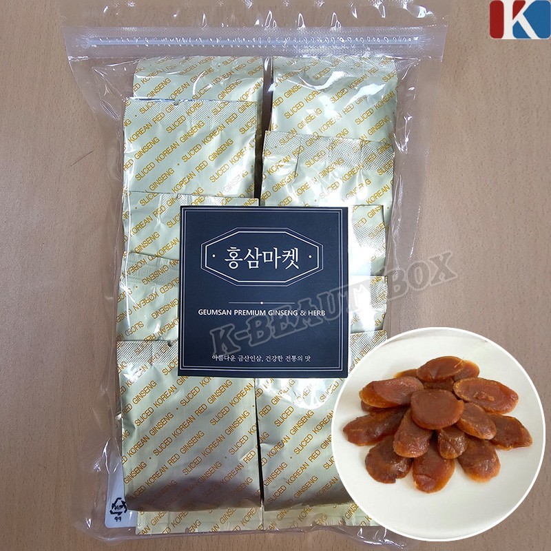 Korean Red Ginseng Sliced 200g (20g x 10ea) Saponin Panax Made In Korea NEW