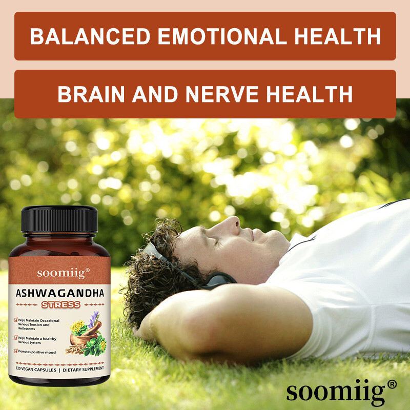 Ashwagandha for Stress | Calming KSM-66 Extract | Vegan | 1300mg Capsules