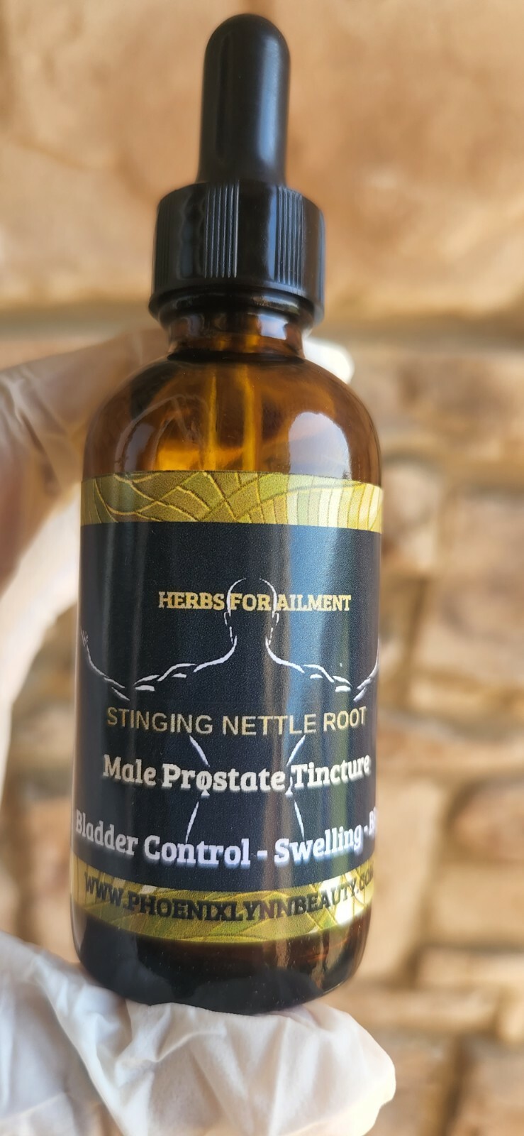 Male Prostate Health Liquid Tincture-DHT Blocker- Bladder Control-BPH 2 oz.