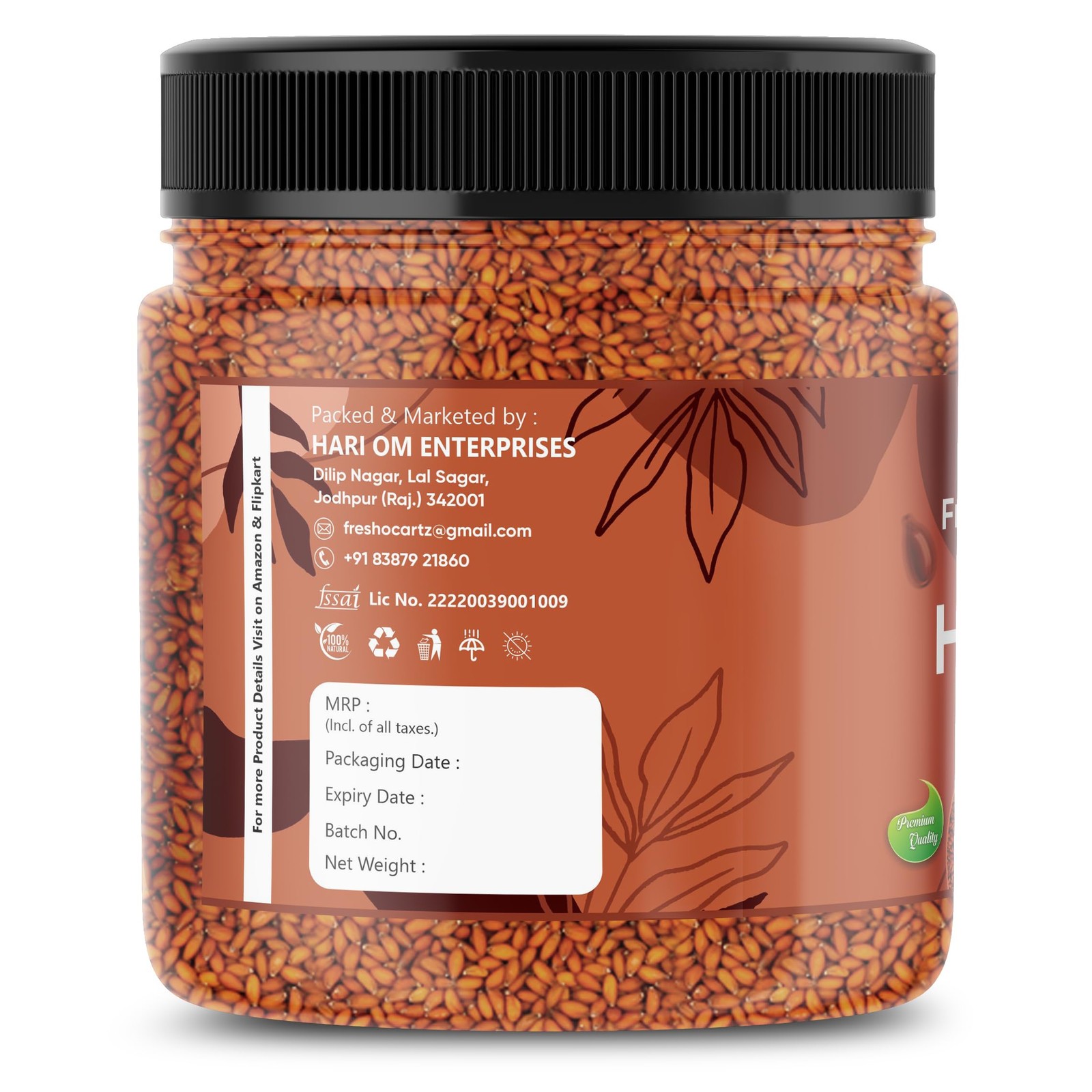 FreshoCartz Halim Seeds Aliv Garden Cress Omega 3 400g