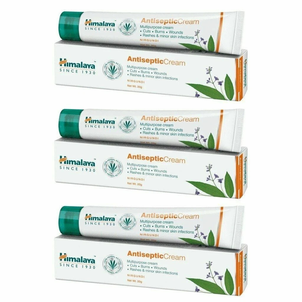 3 packs X Himalaya Antiseptic Cream 20 Grams Each Free Shipping