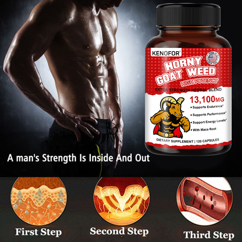 Horny Goat Weed Extract Capsules – Support Energy Levels,Endurance,Performance