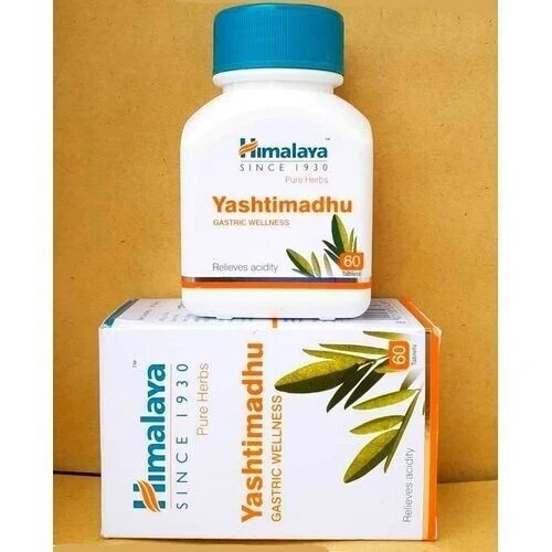 Himalaya Yashtimadhu 60 Tablets x10 | Herbal Digestive Support Natural Wellness
