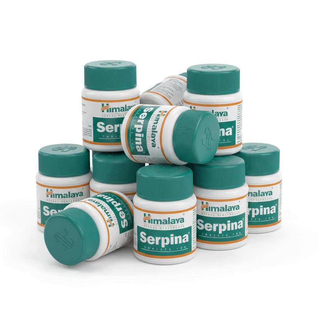 10 Bottles X Himalaya SERPINA (100 Tablets Each) 100% Herbal Formula