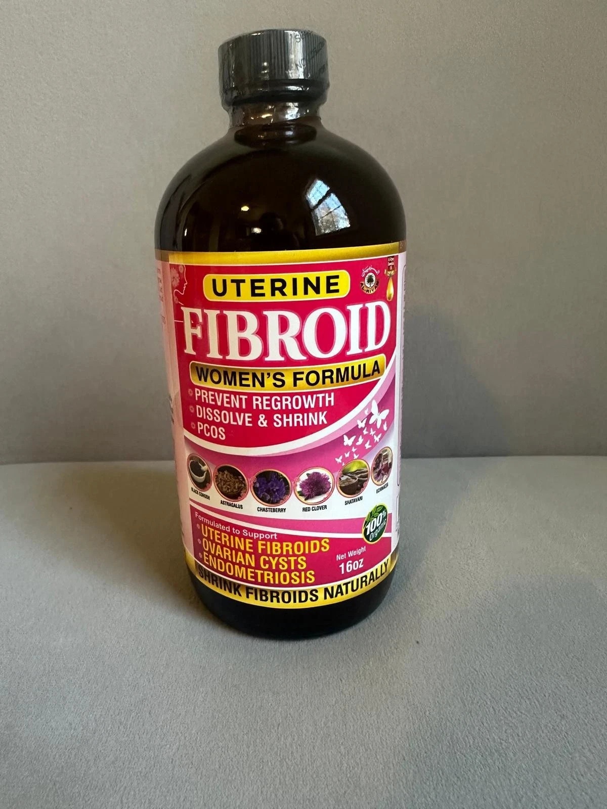 Al-Riyan Uterine Fibroid Women’s Formula Liquid Supplement 16oz Herbal Support