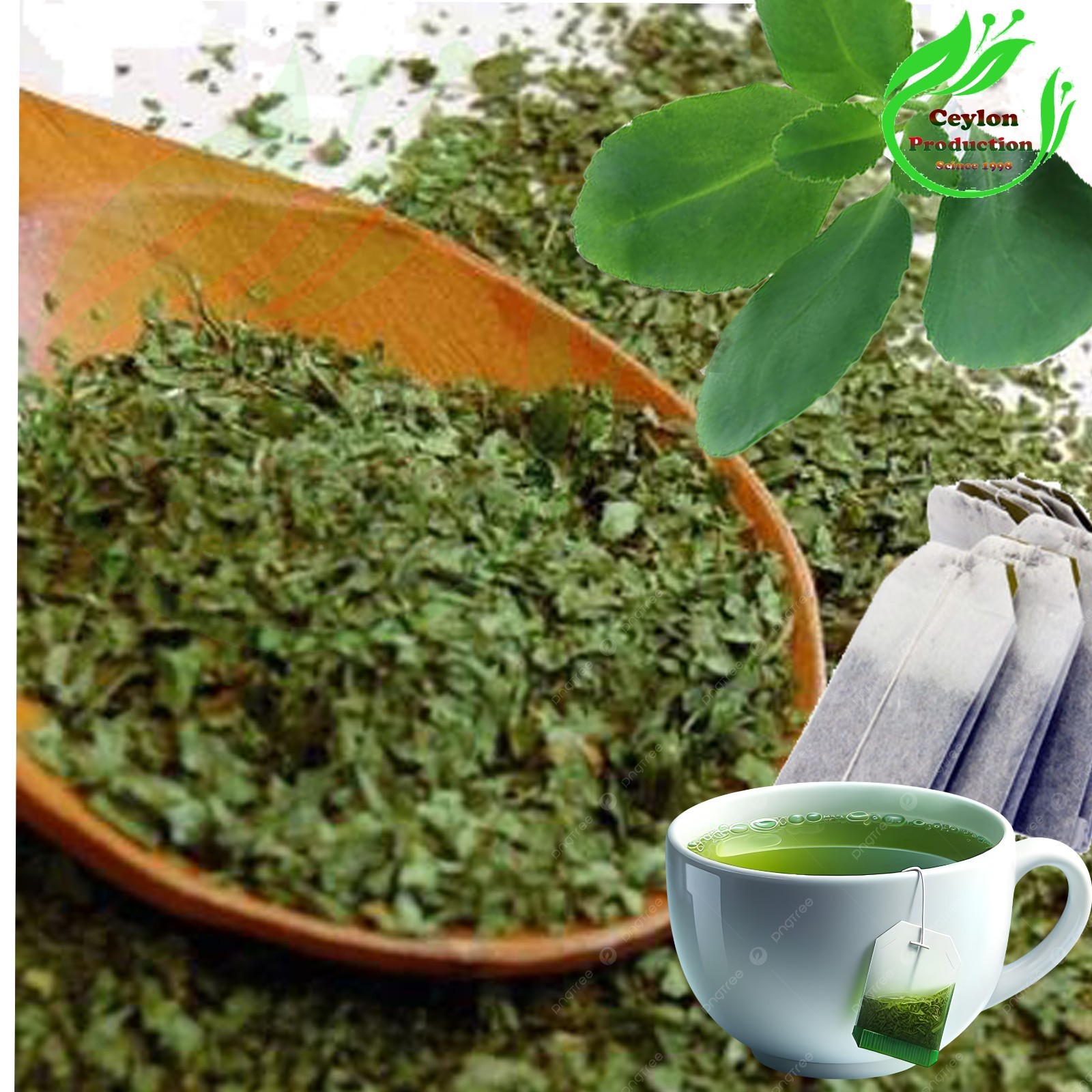 Herbal Organic Green Chai Spice Detox Relax Tea Bags pure natural ceylon
