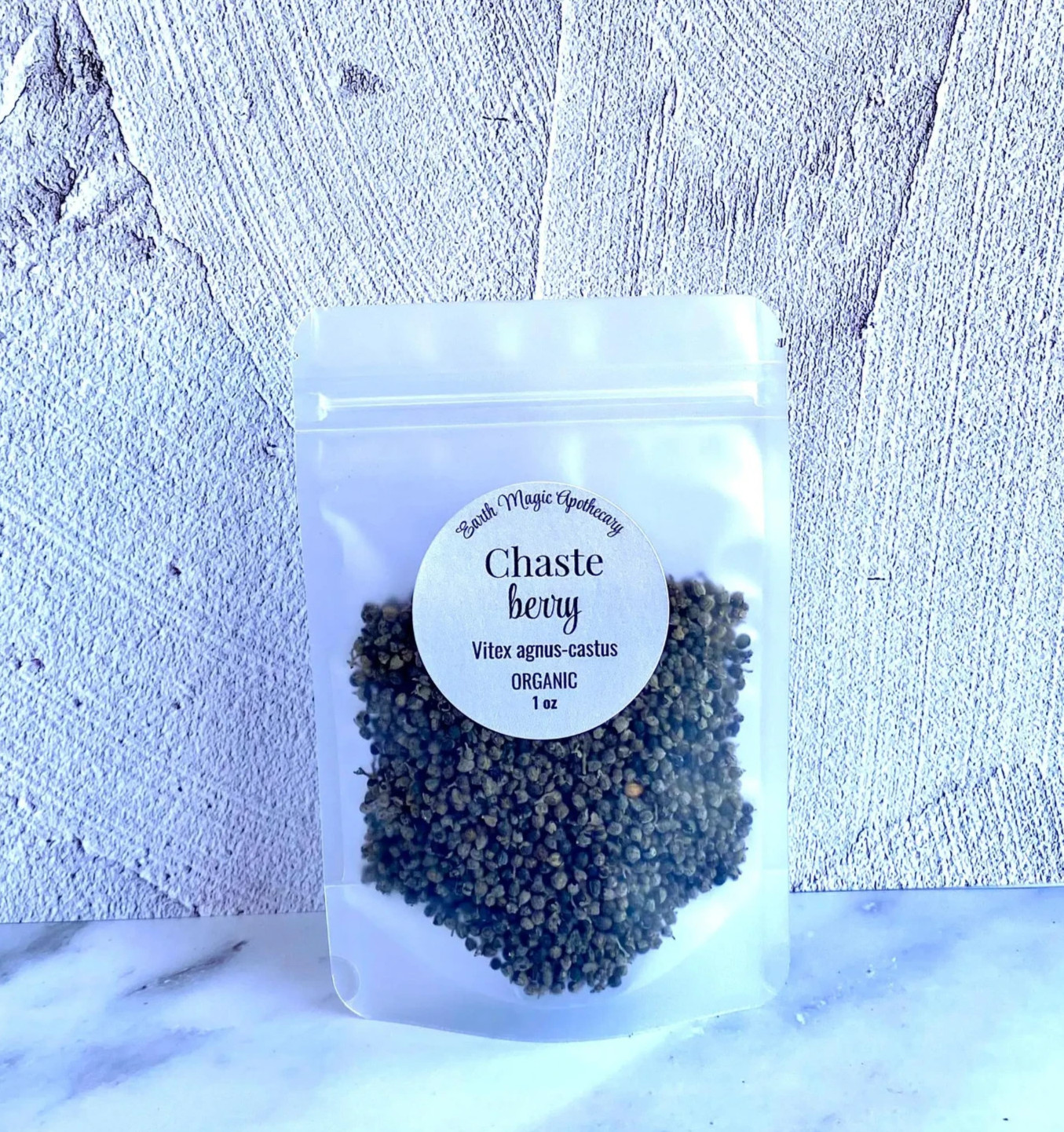 Organic Chaste Berry Fruit Natural Bulk Herbs, 1oz, 2oz, 4oz