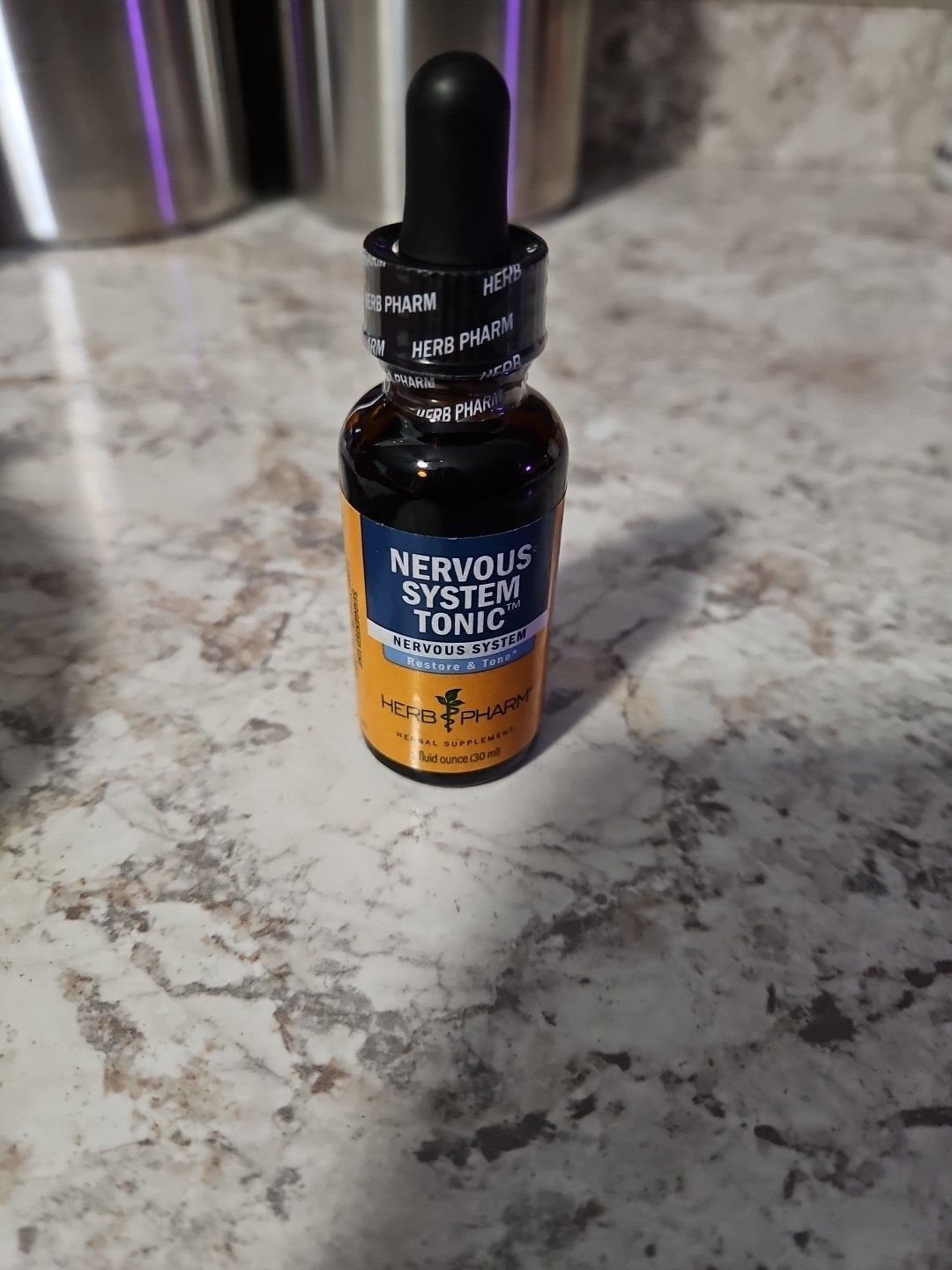 Herb Pharm Nervous System Tonic liquid 1 Oz Exp. 5/2030! New, Sealed.