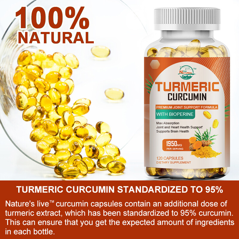 TURMERIC CURCUMIN 240 CAPSULES EXTRACT TUMERIC BLACK PEPPER ANTIOXIDANT BEST