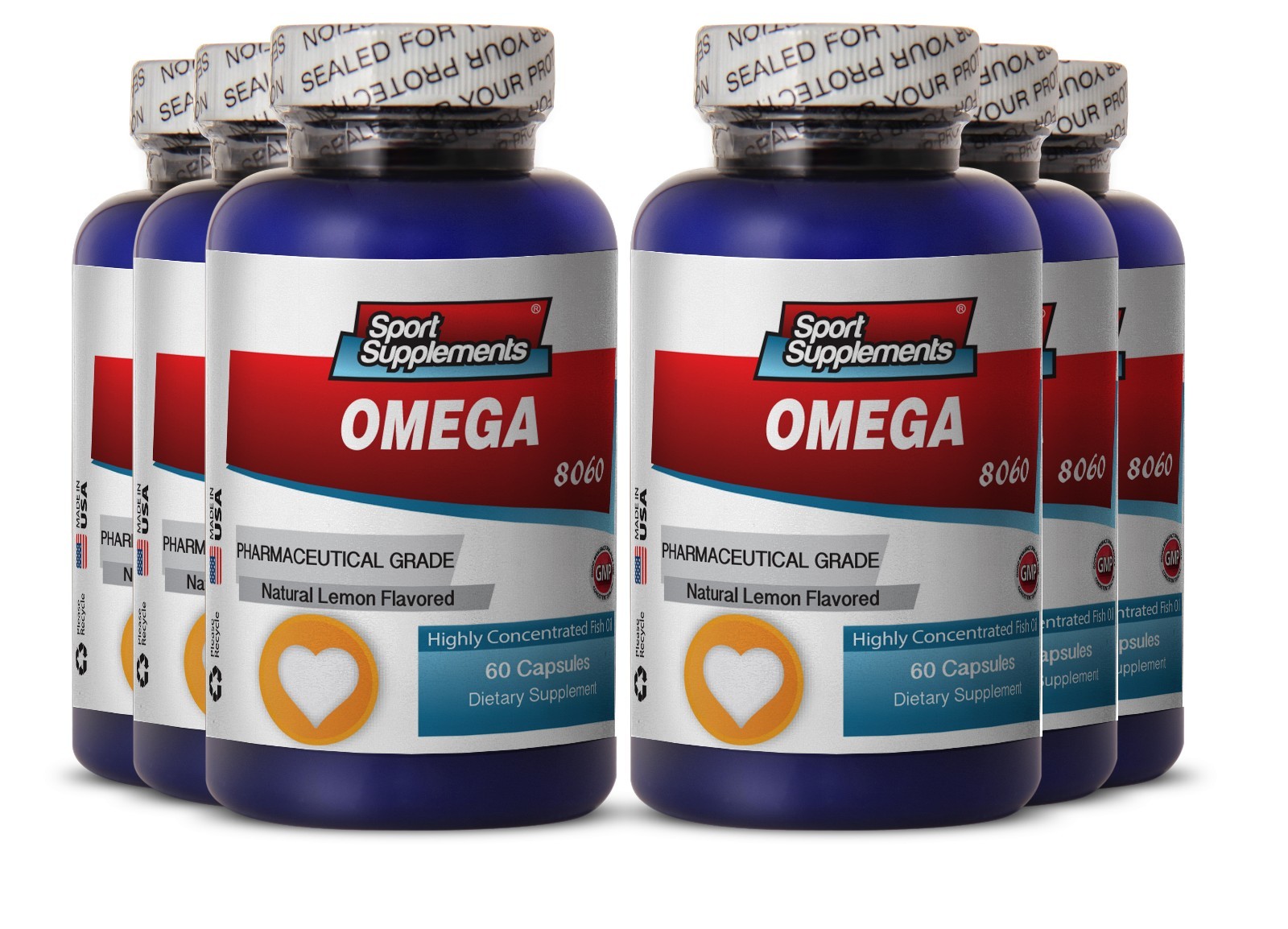 Triple Omega – Fish Oil Omega 8060 1500mg – EPA Important Fatty Acid 6B