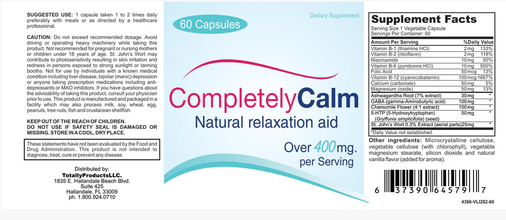 100% Relaxation Aid Capsules Relief stress Anti-anxiety Improve Sleep Mood Tabs