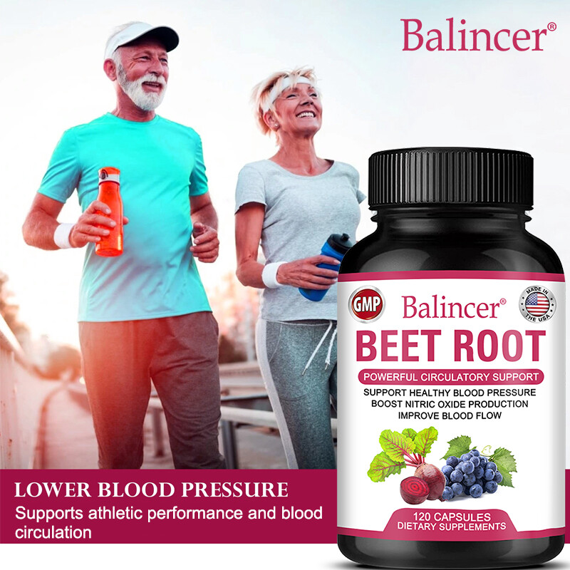Organic Beet Root Powder Capsule 1050mg per serving Aids in Healthy Circulation