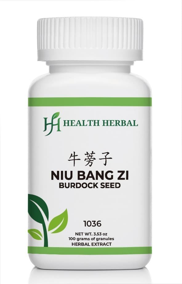 Health Herbal-Niu Bang Zi/Great Burdock Achene 100 Grams/Bottle