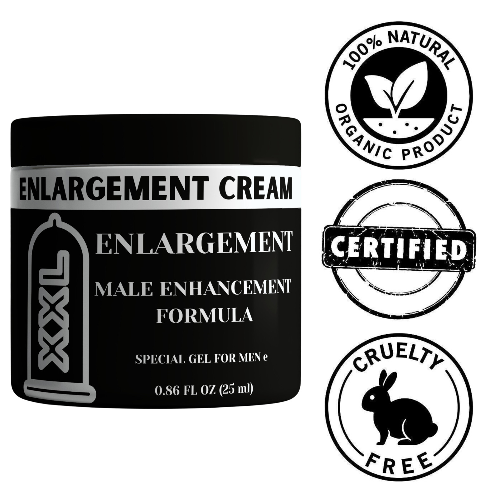 #1 NEW XXXL GAIN 14+ INCHES MEN’S-ENLARGER GROWTH CREAM! FASTER GROWTH FAST FS U
